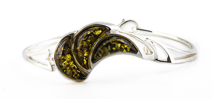 Armreif „Flügel“ Grün