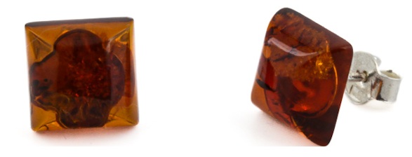 Ohrringe „Rein“ Cognac