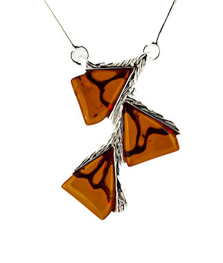 Collier „Trio“ Cognac