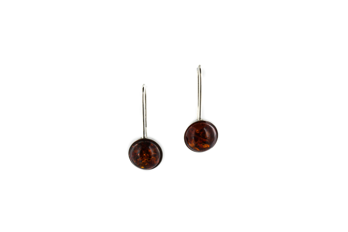 Ohrringe „Symmetrie“ Cognac