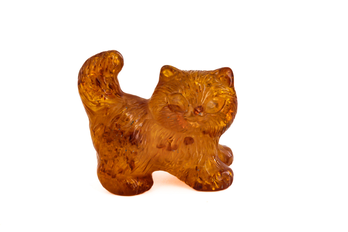 Katze „Cognacfarben mit Fellstruktur“