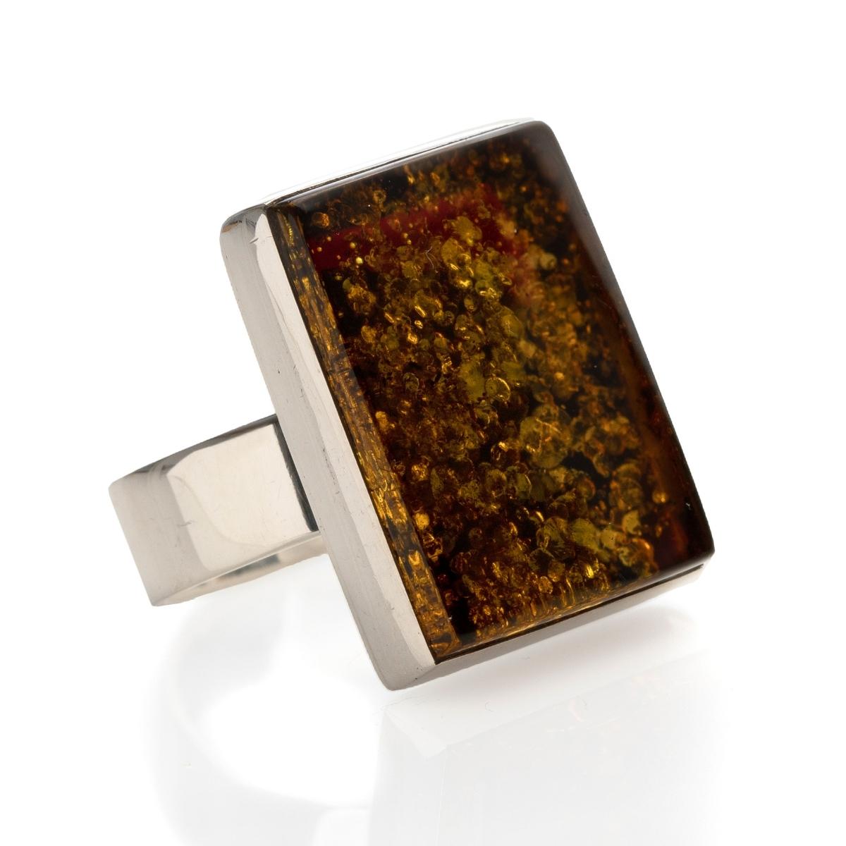 Bernstein Ring „Nachthimmel“ Bernstein Ring „Nachthimmel“
