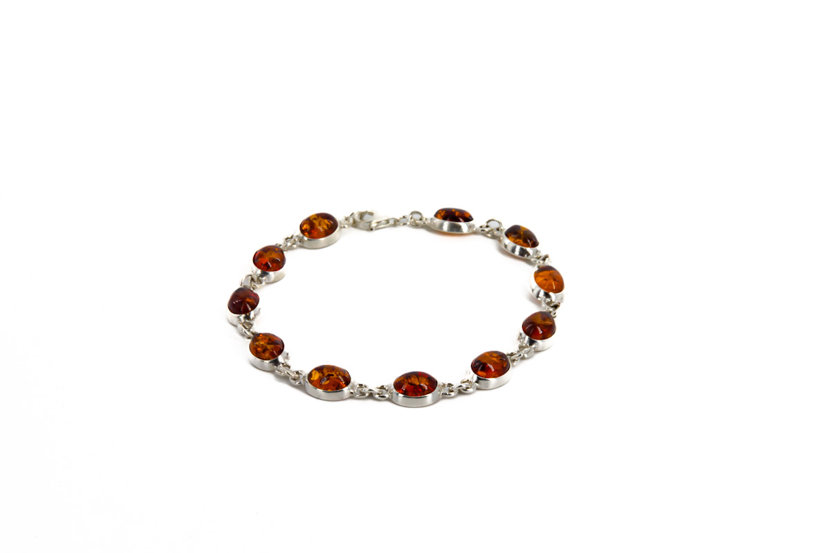 Armband „Ellipsoid“ Cognac