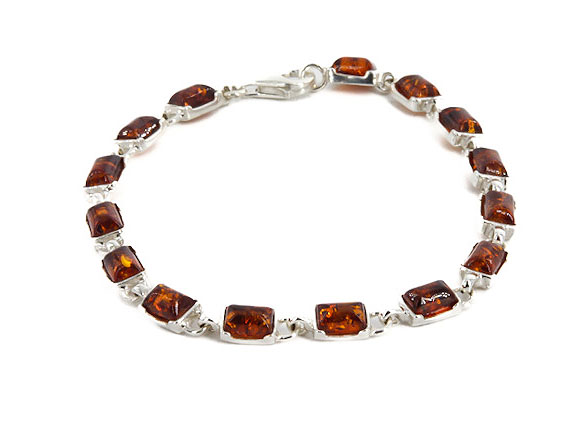 Armband „Symmetrie“ Cognac
