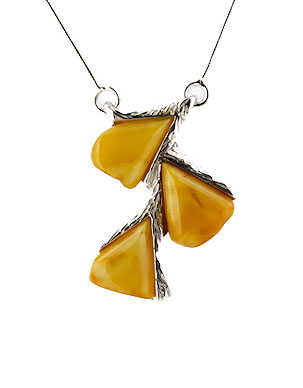 Collier „Trio“ Weiß