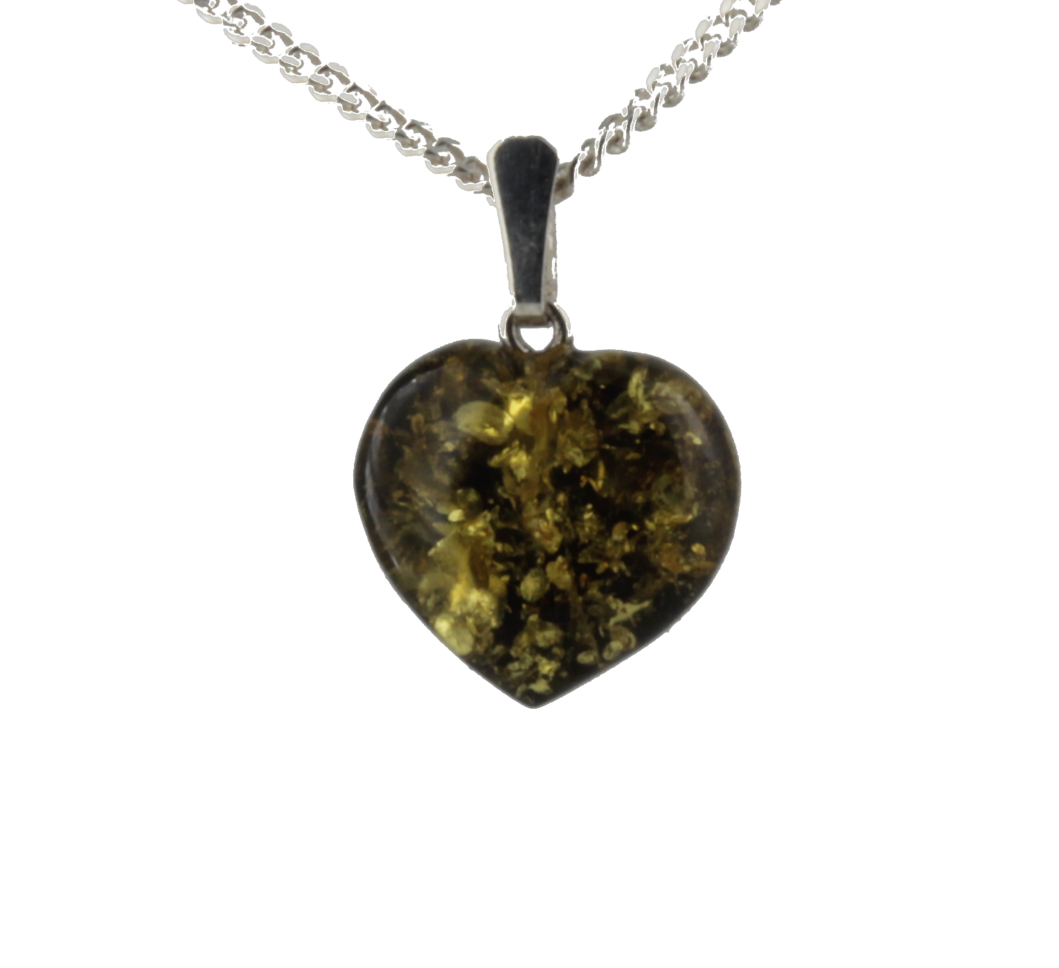 Anhänger Herz „Grünschimmernd“     