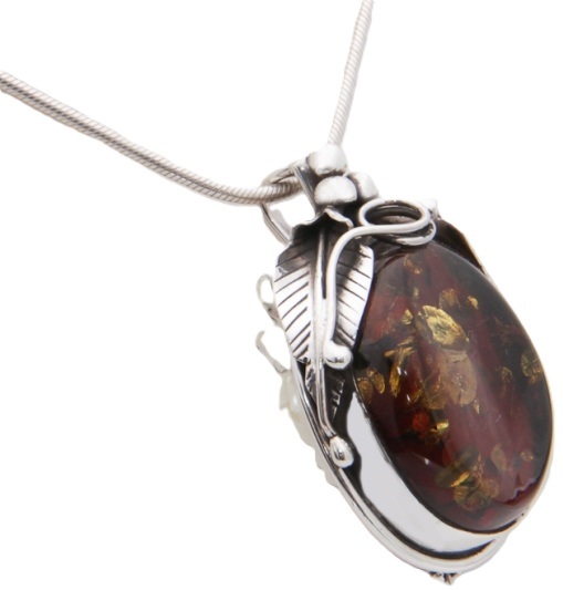 Anhänger / Brosche "Ambera"