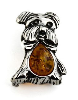 Brosche „Schnauzer“